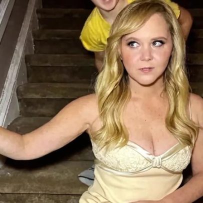 Amy Schumer mostra nova fotos com o filho Gene e perda de peso