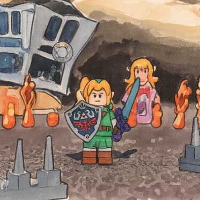 Qualquer que seja esse novo conjunto de LEGO de Zelda, eu pago tudo