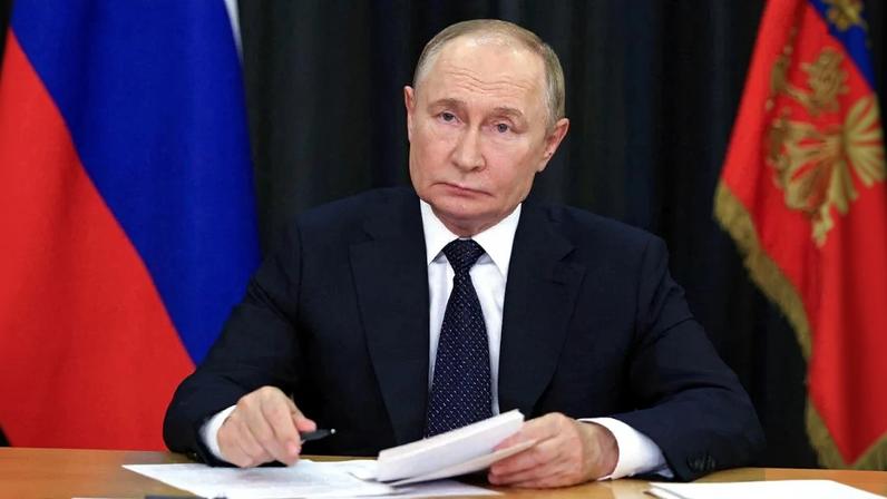 Putin, o presidente da Rússia. Drones do país entraram na Polônia e na Romênia, gerando tensão na Europa.