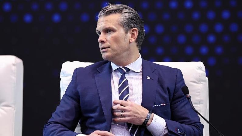 O secretário de Defesa dos Estados Unidos, Pete Hegseth – Foto:Hasnoor Hussain/Pool/AFP