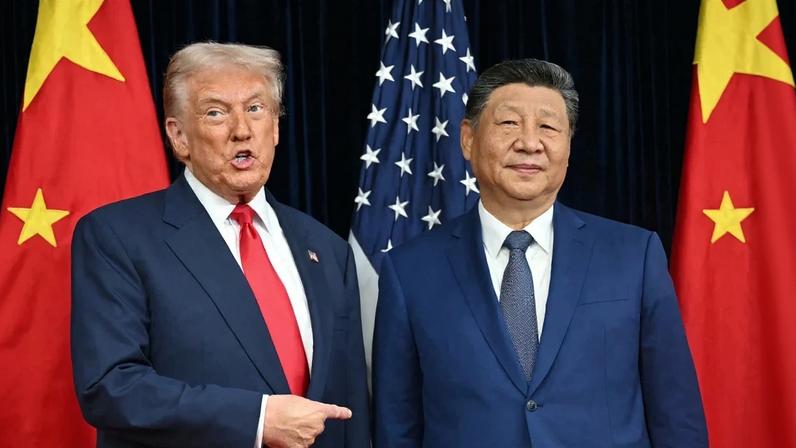 Donald Trump e Xi Jinping fecham nova trégua comercial após encontro na Coreia do Sul. Foto: ANDREW CABALLERO-REYNOLDS / AFP