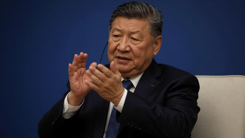 Xi Jinping, o presidente da China. Foto: Ludovic MARIN / POOL / AFP