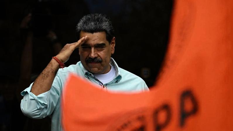 Maduro, presidente da Venezuela, se tornou o alvo preferencial de Trump. Foto: Federico PARRA / AFP