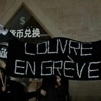Greve no Louvre continua, museu reabre parcialmente