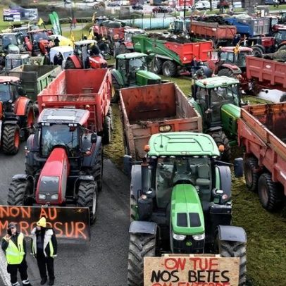 Agricultores mantêm protestos na França após adiamento do acordo UE-Mercosul