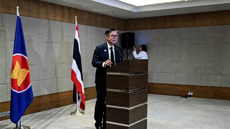 O ministro das Relações Exteriores da Tailândia, Sihasak Phuangketkeow – Foto: Mohd Rasfan/AFP