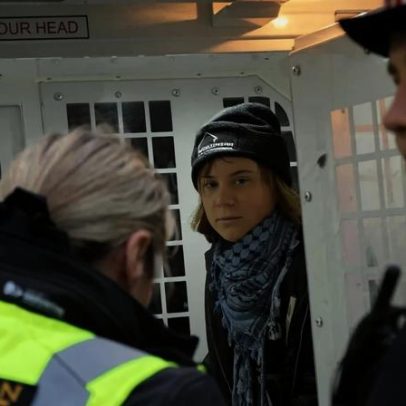 Greta Thunberg é detida em Londres durante protesto pró-Palestina