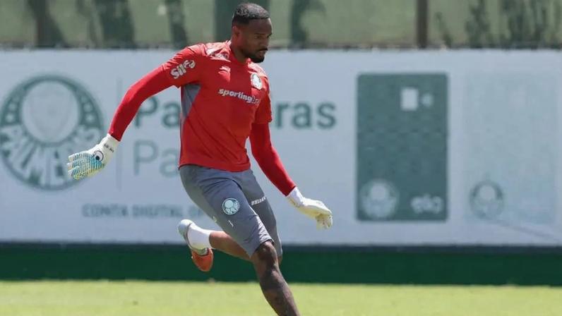 Carlos Miguel, goleiro do Palmeiras (Foto: Cesar Greco/Palmeiras/by Canon)