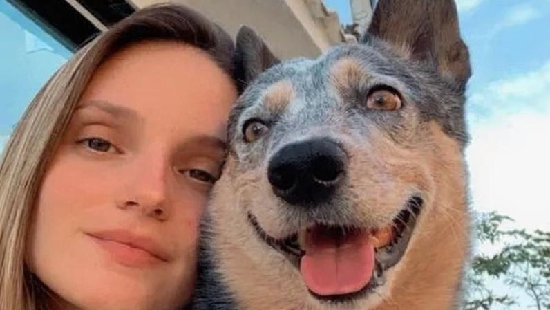 Mariani e o seu cachorro, o Chopp
