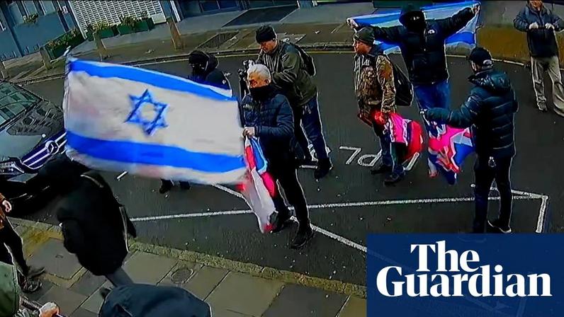 A Facebook post advertising the demonstration said: A hardcore group of Zionists have decided it’s time for direct action to challenge the haters and give them a taste of their own medicine. Photograph: PalMissionUK/X
