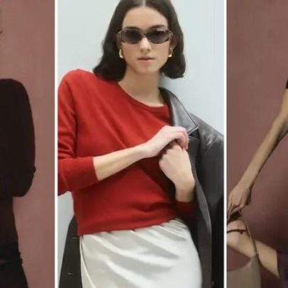 Suéter de cashmere de US$50 da Quince, ideal para quem perdeu a Cyber Monday