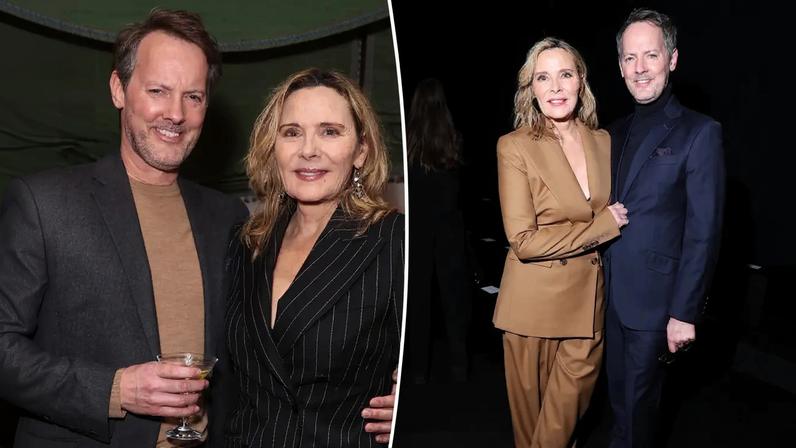 Kim Cattrall and her longtime partner, Russell Thomas, got married in London on Dec. 4. Getty Images