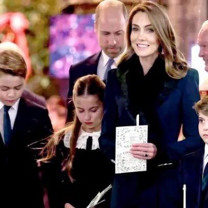 Filhos de Kate Middleton personalizam a decoração do serviço de Natal da mãe