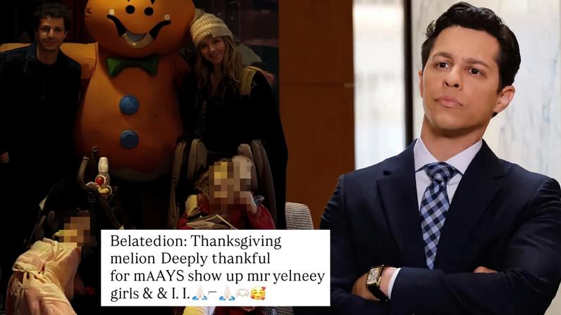 David Del Rio shared a family photo on social media after he was fired from “Matlock.” Katherine Del Rio