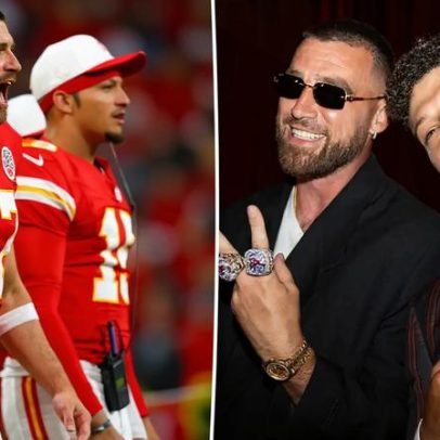 Mahomes sugere futuro de Kelce na NFL em meio a rumores de aposentadoria