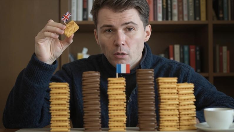 MP Gordon McKee explains the UK’s debt to GDP ratio on X using chocolate bourbons and custard creams.