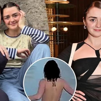 Maisie Williams é fotografada em situação de banho na Itália