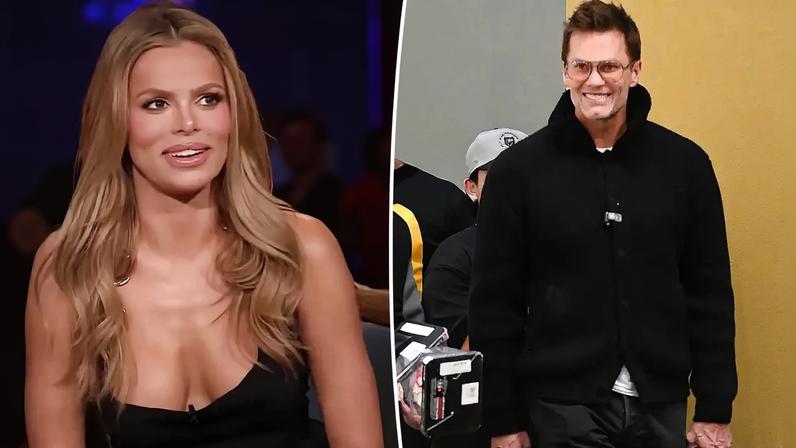 Brooks Nader squirmed in her chair as host Andy Cohen put her romance with Tom Brady on blast during “Watch What Happens Live” Thursday.