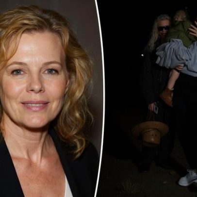 Kim Basinger posa em foto de três gerações com Ireland Baldwin e neta