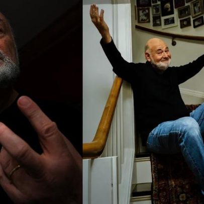 Rob Reiner em ensaio em casa de LA, meses antes do assassinato