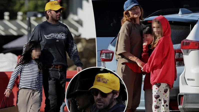 Ryan Gosling e Eva Mendes aparecem com os filhos em saída rara em Montecito