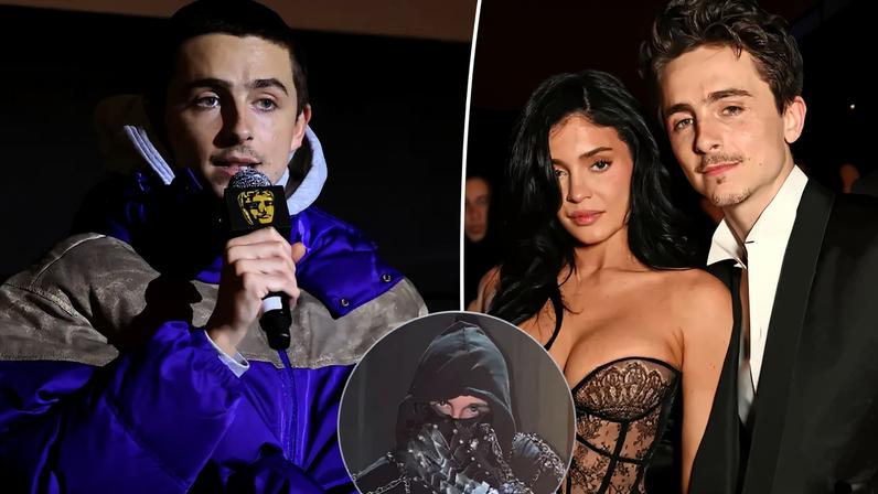 Timothée Chalamet shouted out his girlfriend Kylie Jenner on his new rap song with his rumored alter-ego, EsDeeKid.