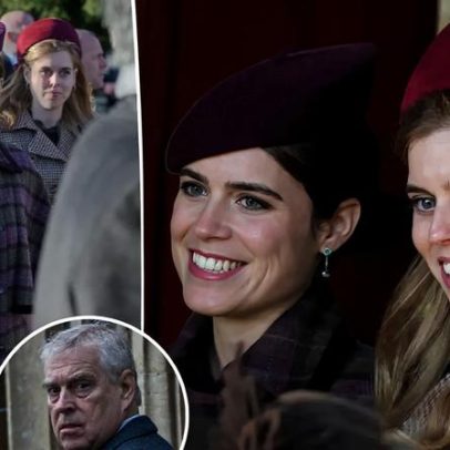 Beatrice e Eugenie participam do serviço de Natal da família real; Andrew fica de fora