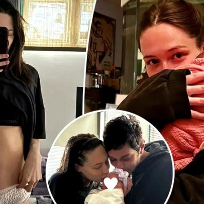 Elsie Hewitt, namorada de Pete Davidson, posa com fraldas em selfie pós-parto