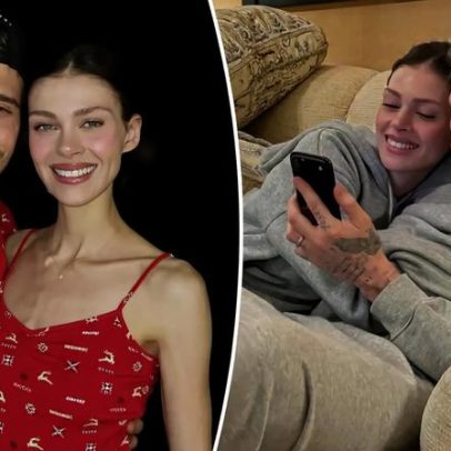 Nicola Peltz e Brooklyn Beckham encerram 2025 com momento de looks idênticos