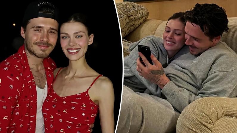 Nicola Peltz e Brooklyn Beckham encerram 2025 com momento de looks idênticos