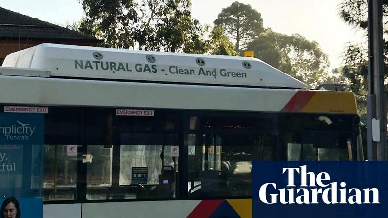 The advertising complaints body found South Australia’s transport department misled the public by running ads on Adelaide Metro buses claiming natural gas is ‘clean and green’. Photograph: Comms Declare