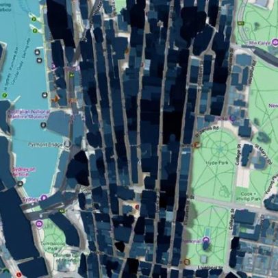 Cientistas lançam mapa 3D interativo de todos os edifícios do mundo