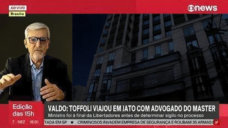 Toffoli viaja à final da Libertadores com advogado do caso Banco Master