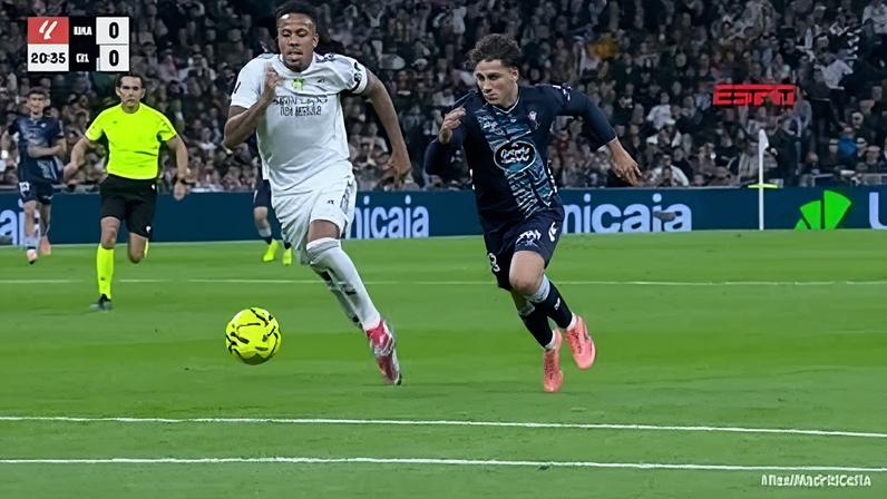 Éder Militão ficou ausente em 67% dos jogos do Real Madrid nas últimas temporadas