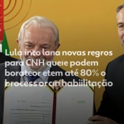 Lula anuncia regras para CNH que podem reduzir até 80% o tempo de habilitação