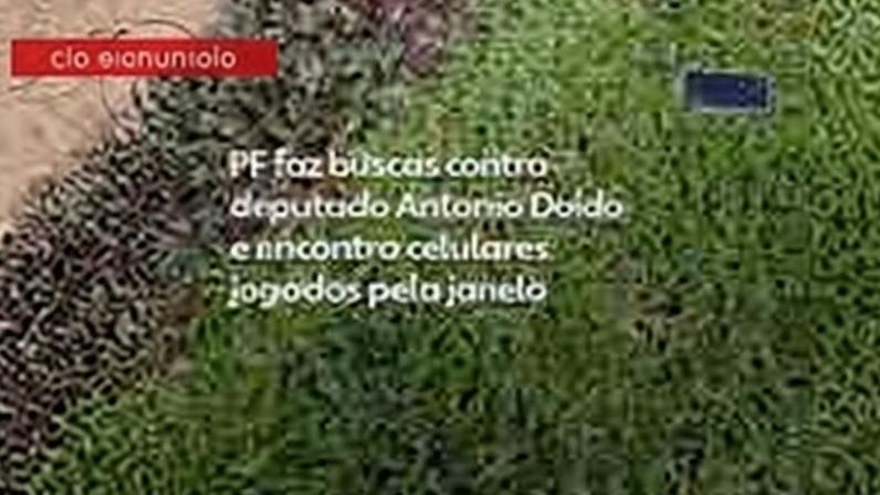 PF faz buscas contra deputado Antonio Doido e encontra celulares jogados pela janela