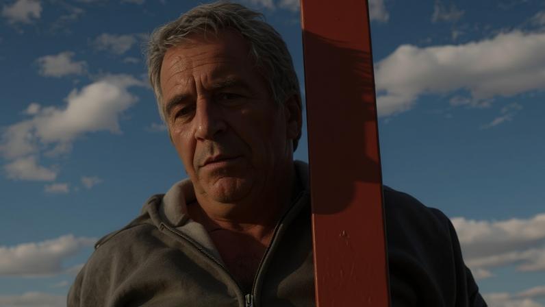 Jeffrey Epstein in a photo released by the Department of Justice.