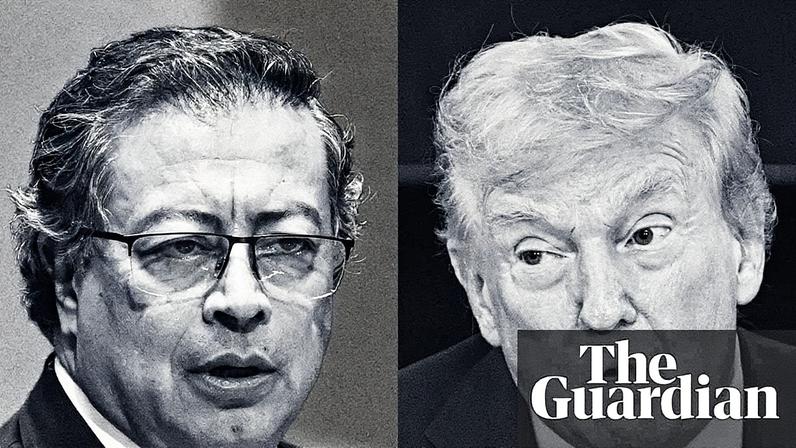 Gustavo Petro said after Trump suggested the US military might target alleged drug traffickers in Colombia: ‘To threaten our sovereignty is to declare war’ Composite: AFP via Getty Images