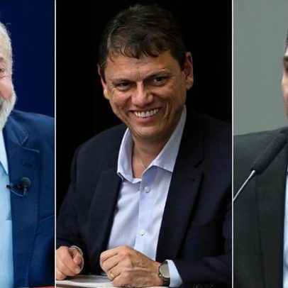 PT e Lula veem Tarcísio como adversário mais viável que Flávio em 2026