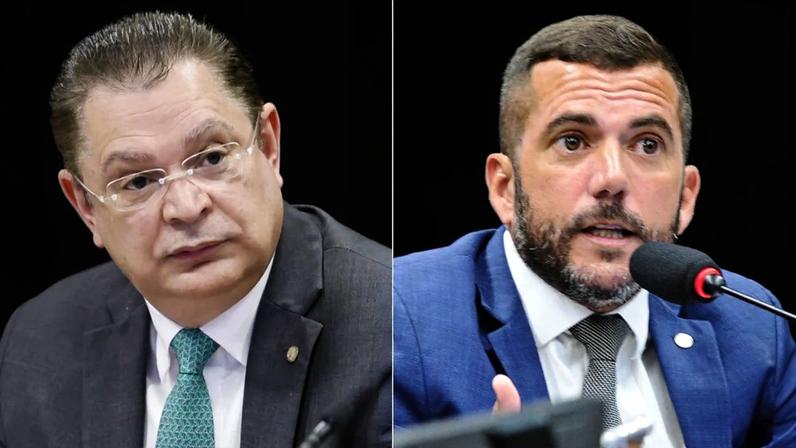 Operação da PF contra desvio de recursos públicos mira os deputados Sóstenes Cavalcante e Carlos Jordy, ambos do PL do Rio de Janeiro. Fotos: Marina Ramos/Câmara dos Deputados e Renato Araújo/Câmara dos Deputados