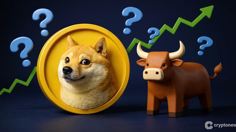Gráfico aponta DOGE acima de US$1; analista prevê início de alta