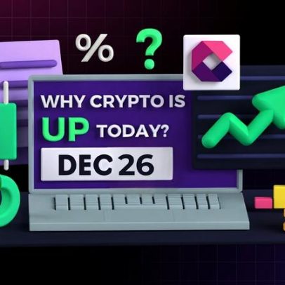Por que as criptomoedas subiram hoje, 26 de dezembro de 2025