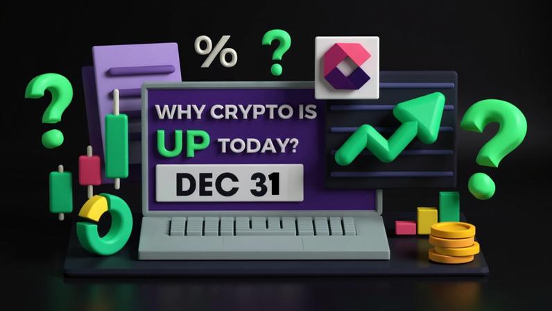 Por que as criptomoedas sobem hoje, 31 de dezembro de 2025