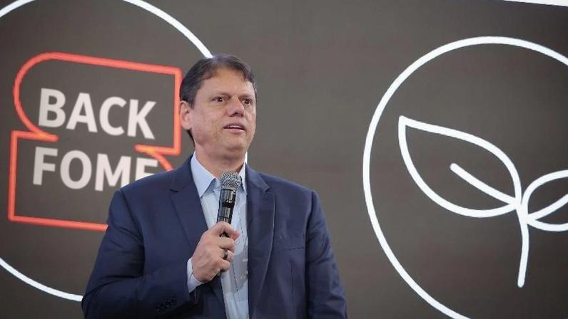 18.dez.2025 - O governador de São Paulo, Tarcísio de Freitas (Republicanos)