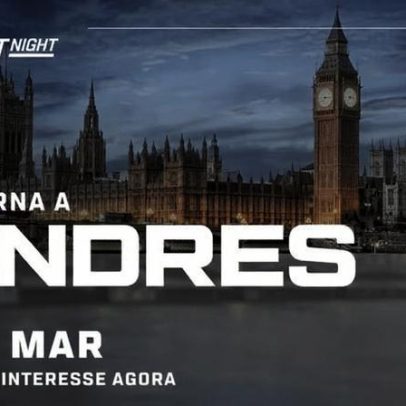 UFC confirma retorno a Londres em março de 2026