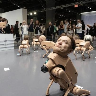 Beeple exibe cães-robôs em Art Basel Miami Beach