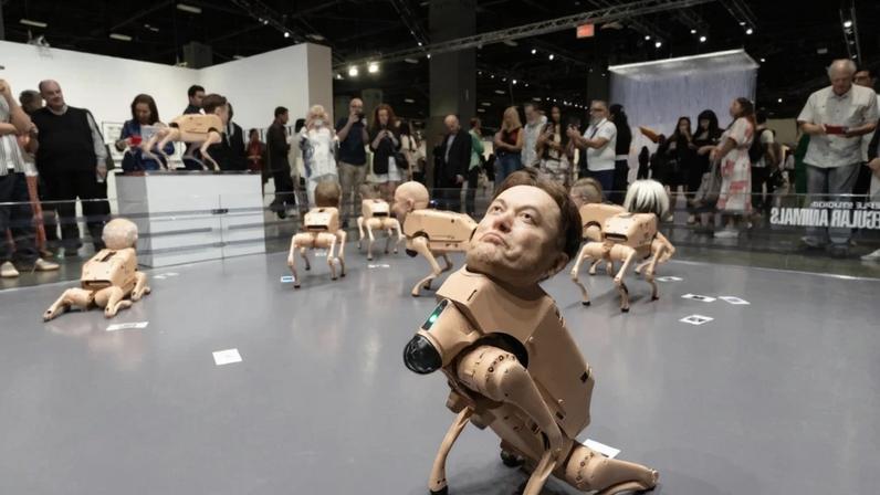 Elon Musk is among the billionaires getting the Beeple treatment in the form of robotic canine sculptures. Also included are two dogs for Beeple himself, as well as Picasso and Warhol Liliana Mora
