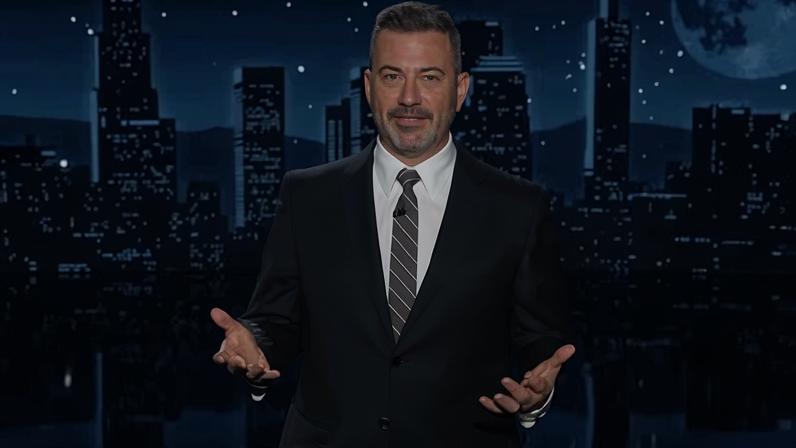 Jimmy Kimmel on Donald Trump: ‘It really is amazing that this fool is president.’ Photograph: YouTube