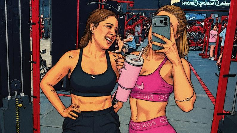 Mari Fernandez e a esposa, Julia Ribeiro, treinam juntas — Foto: Reprodução/Instagram