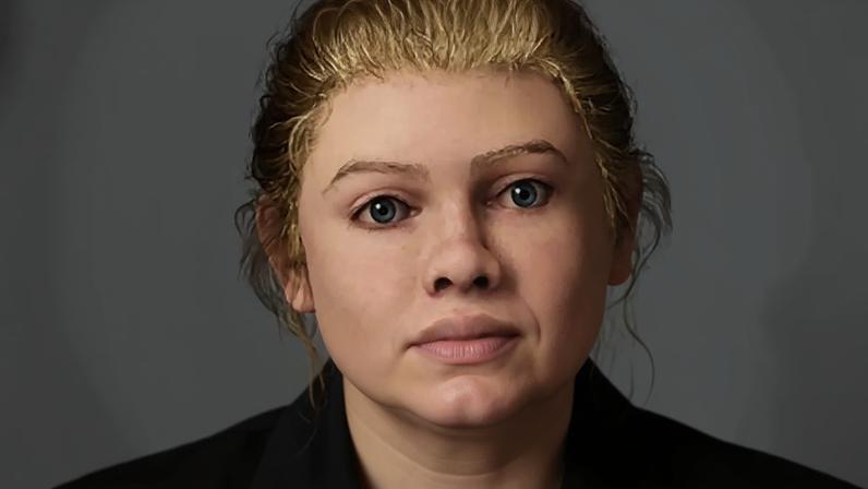 A reconstruction of Beachy Head Woman, as featured in David Olusoga’s 2016 BBC series Black and British: a Forgotten History. Illustration: Face Lab Liverpool